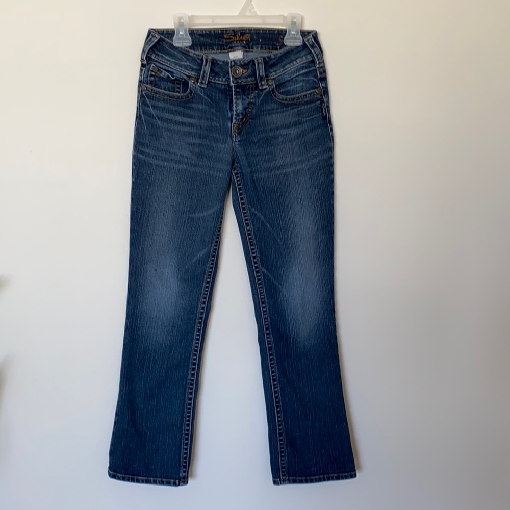 Silver Jeans Suki Capri Sz 26